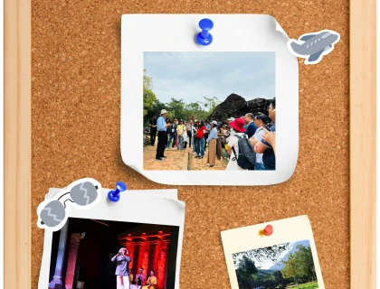 Travel agencies, tour operators at My Son World Cultural Heritage Site, and valued visitors.