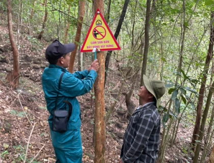 ENHANCING COMMUNICATION ON FOREST PROTECTION AND FOREST FIRE PREVENTION AT MỸ SƠN